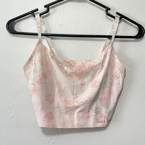 Vince Camuto Lounge Bra Floral  Adjustable Straps Size S